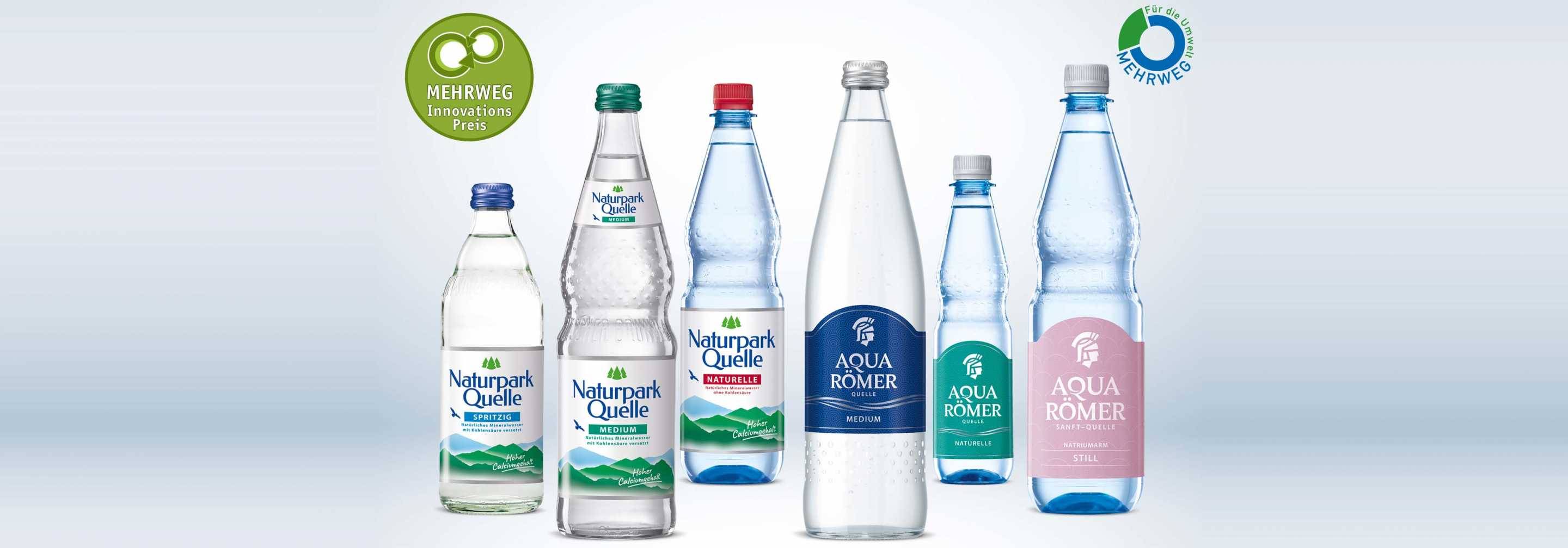 Aqua Römer Quelle & Naturparkquelle Produktabbildungen