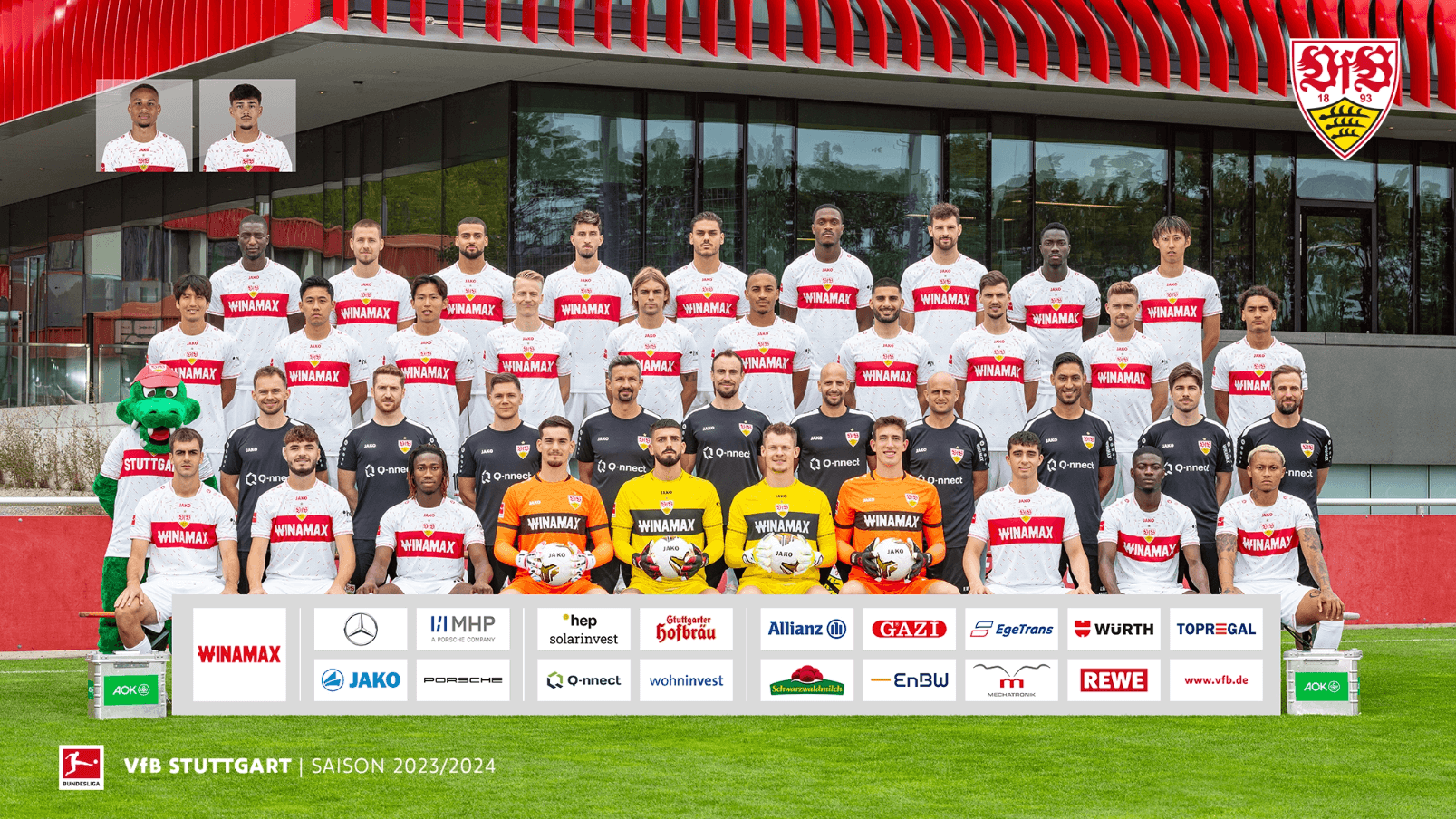 Mannschaftsfoto VfB Stuttgart