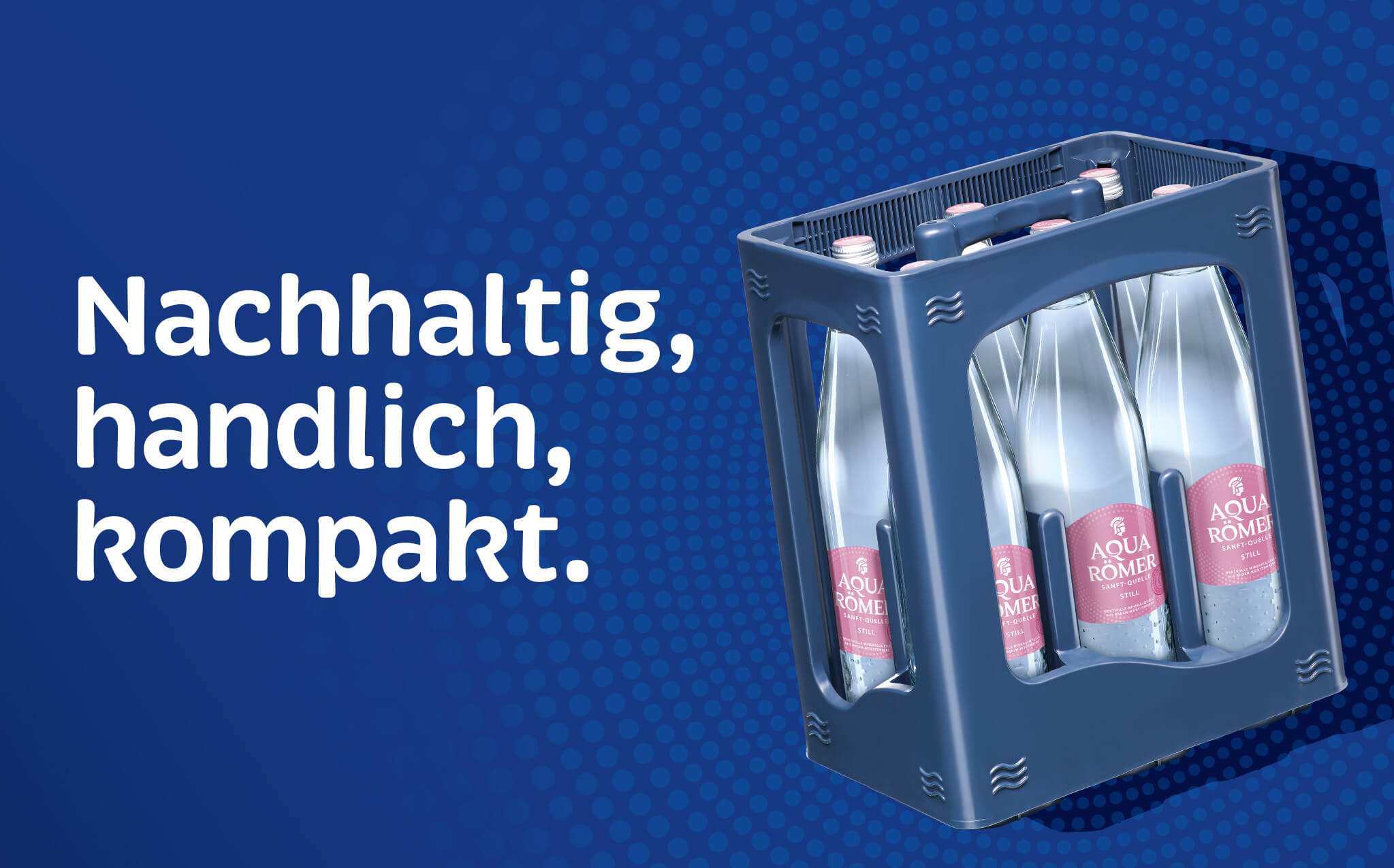 Nachhaltig, kompakt, handlich - Der neue 6x1,0L Mehrwegkasten